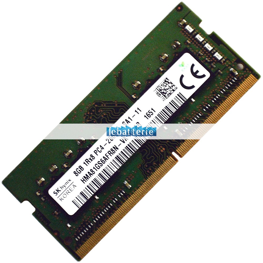 2666mhz sodimm non-ecc 260 broches mémoire sans tampon 1.2v ddr4 hynix hma81gs6afr8n-vk module de mémoire