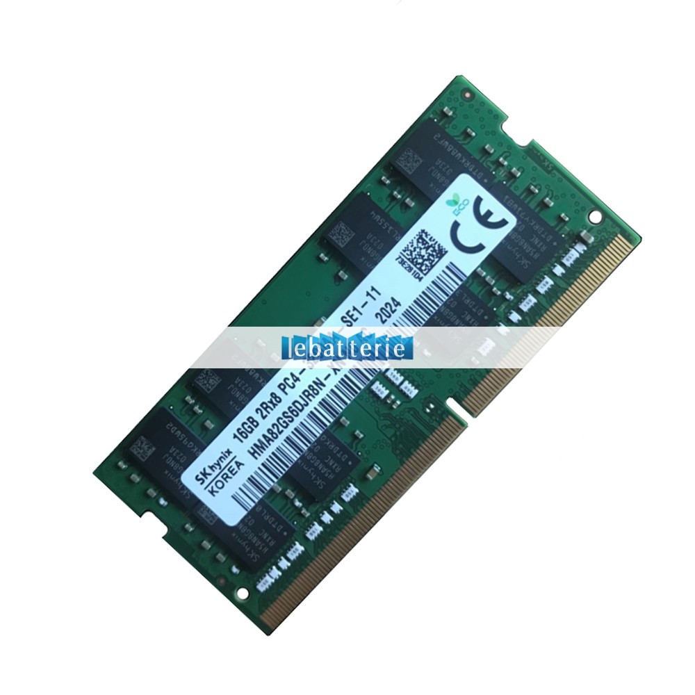 3200mhz sodimm non-ecc 260 broches mémoire sans tampon 1.2v ddr4 hynix hma82gs6djr8n-xn module de mémoire