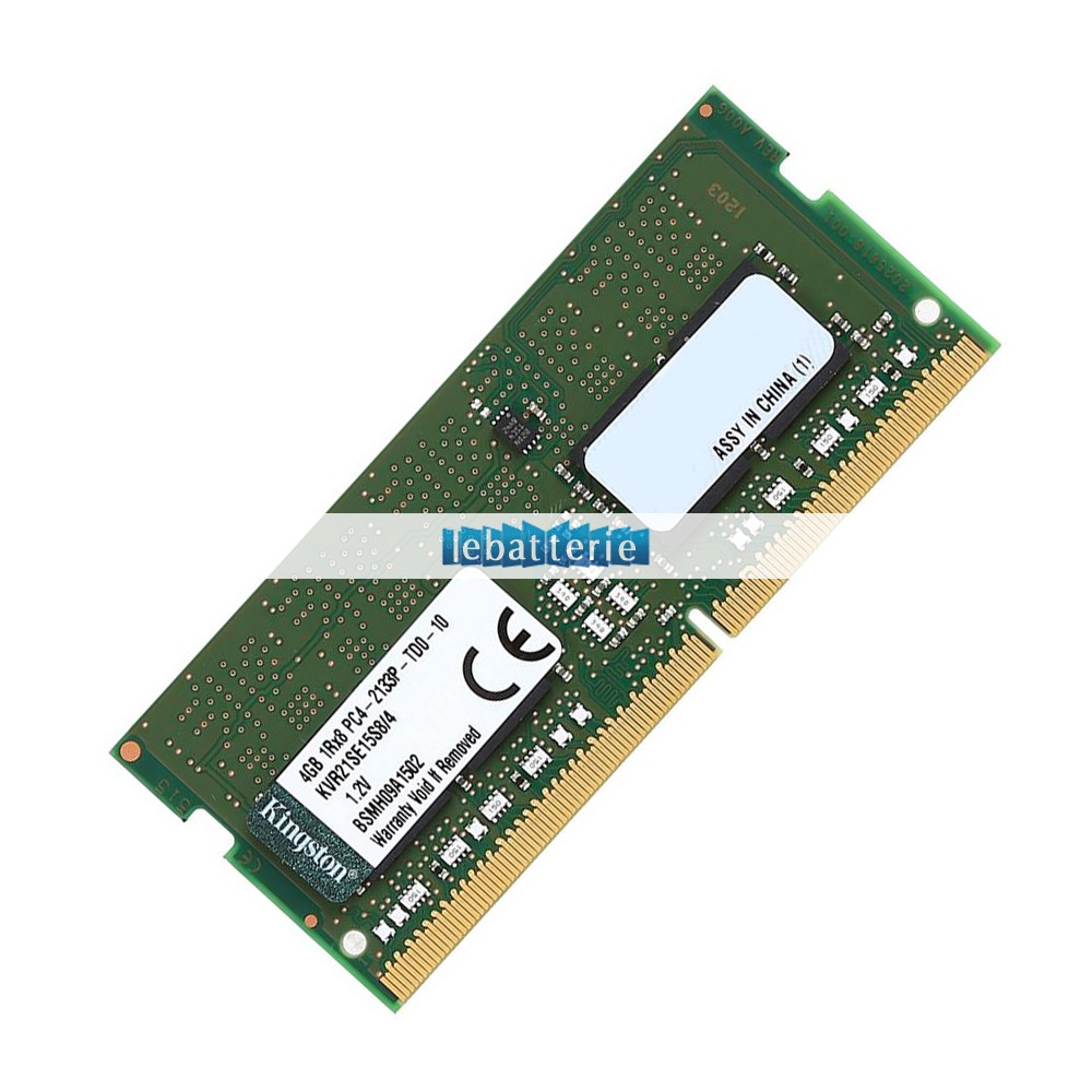 2133mhz sodimm non-ecc 260 broches mémoire sans tampon 1.2v ddr4 kingston kvr21se15s8/4 module de mémoire