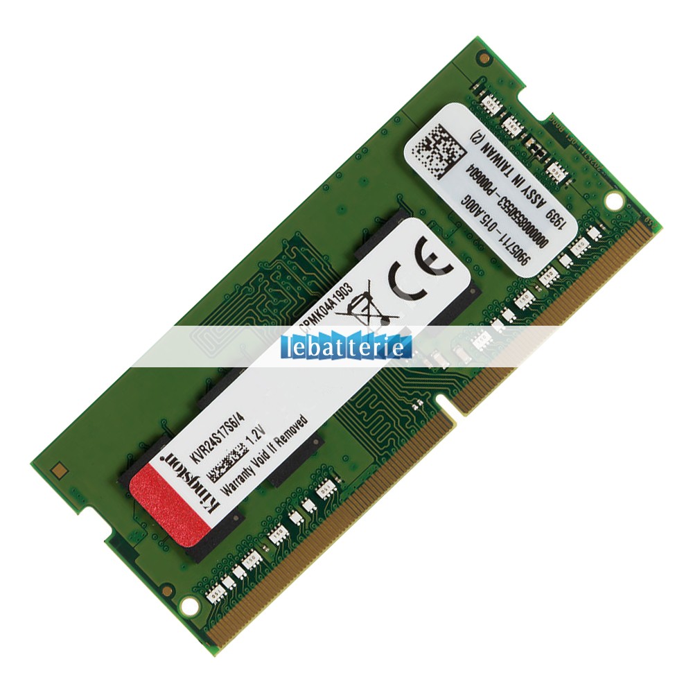 2400mhz sodimm non-ecc 260 broches mémoire sans tampon 1.2v ddr4 kingston kvr24s17s6/4 module de mémoire