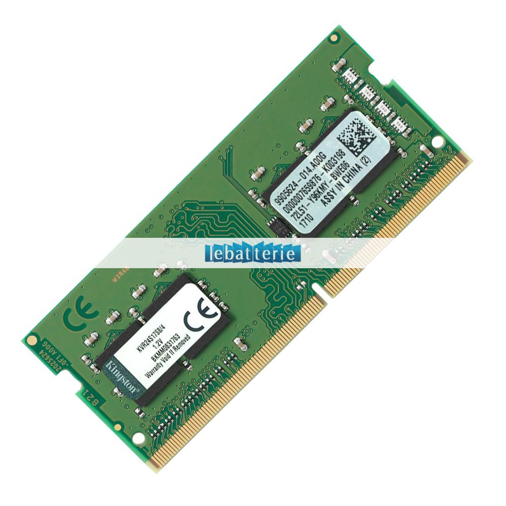 2400mhz sodimm non-ecc 260 broches mémoire sans tampon 1.2v ddr4 kingston kvr24s17s8/4 module de mémoire