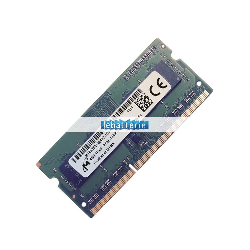 1866mhz sodimm non-ecc 204 broches mémoire sans tampon 1.35v ddr3l micron mt8ktf51264hz-1g9p1 module de mémoire