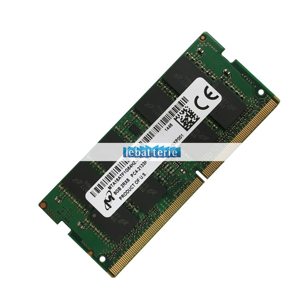 2133mhz sodimm non-ecc 260 broches mémoire sans tampon 1.2v ddr4 micron mta16atf1g64hz-2g1a1 module de mémoire