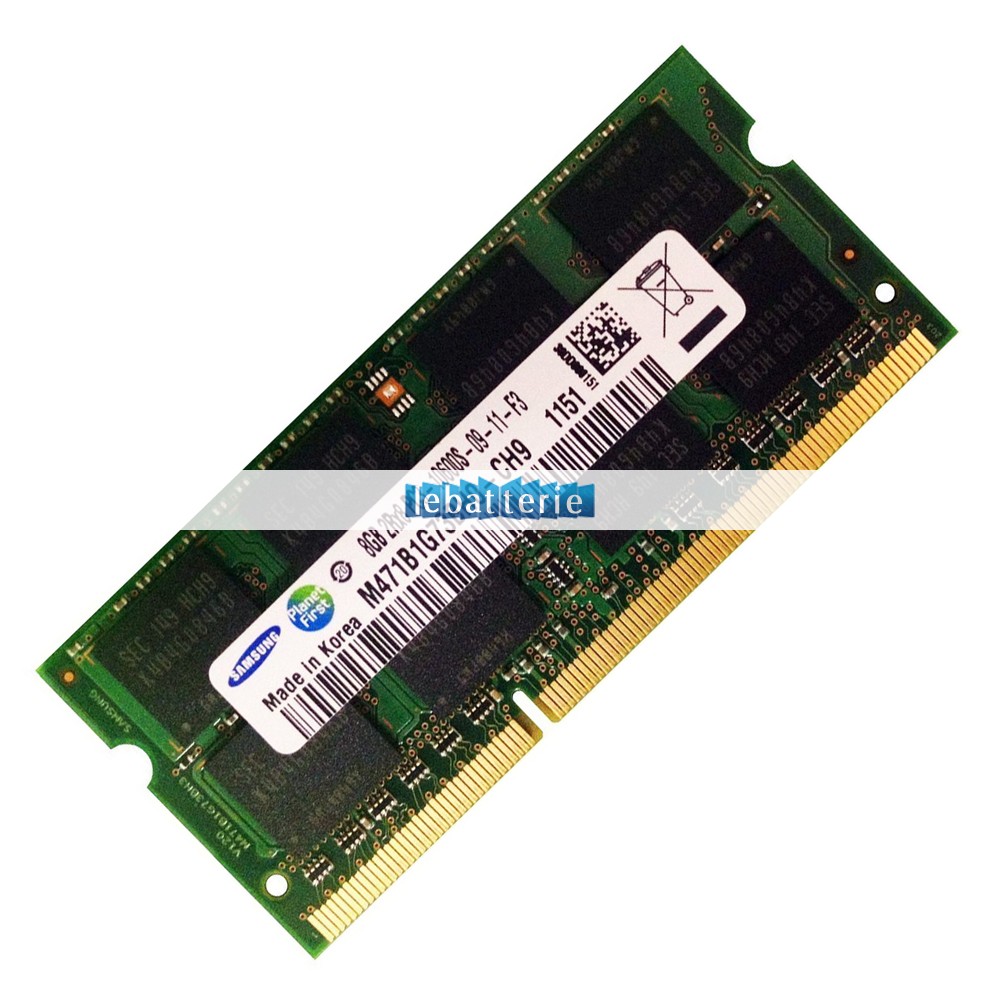 1333mhz sodimm non-ecc 204 broches mémoire sans tampon 1.5v ddr3 samsung m471b1g73bh0-ch9 module de mémoire