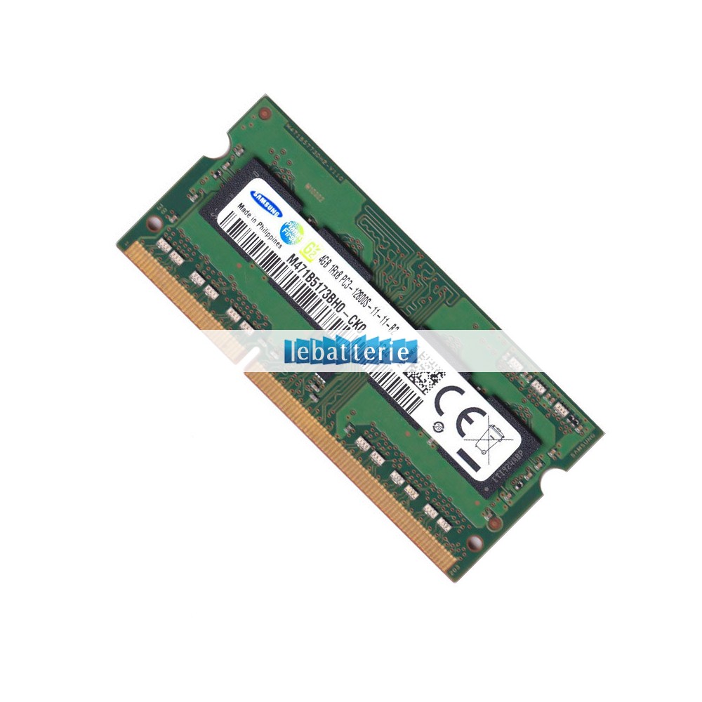 1600mhz sodimm non-ecc 204 broches mémoire sans tampon 1.5v ddr3 samsung m471b5173bh0-ck0 module de mémoire