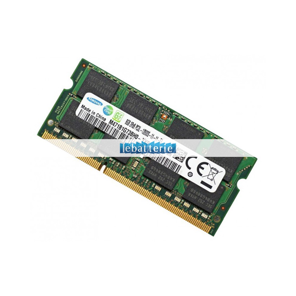 1600mhz sodimm non-ecc 204 broches mémoire sans tampon 1.35v ddr3l samsung m471b1g73bh0-yk0 module de mémoire