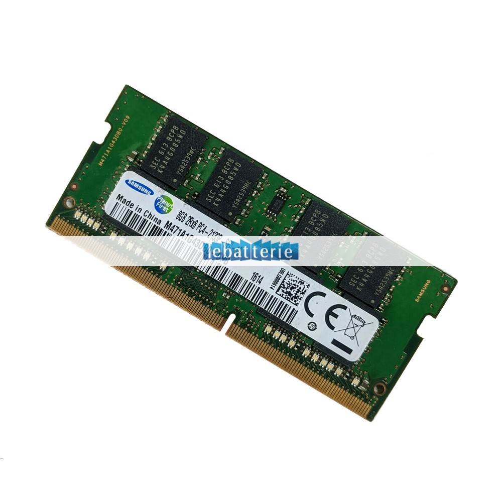 2133mhz sodimm non-ecc 260 broches mémoire sans tampon 1.2v ddr4 samsung m471a1g43db0-cpb module de mémoire