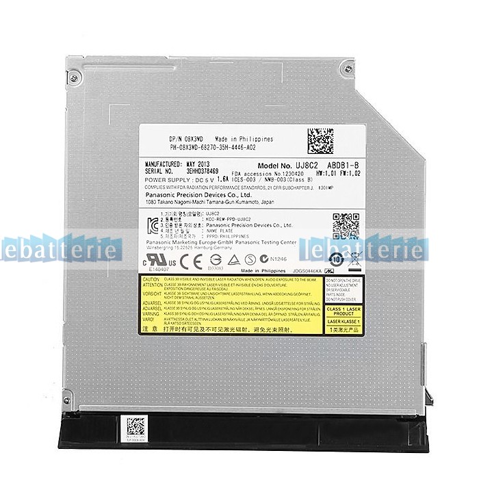 lecteur optique portege r835,graveur toshiba portege r835